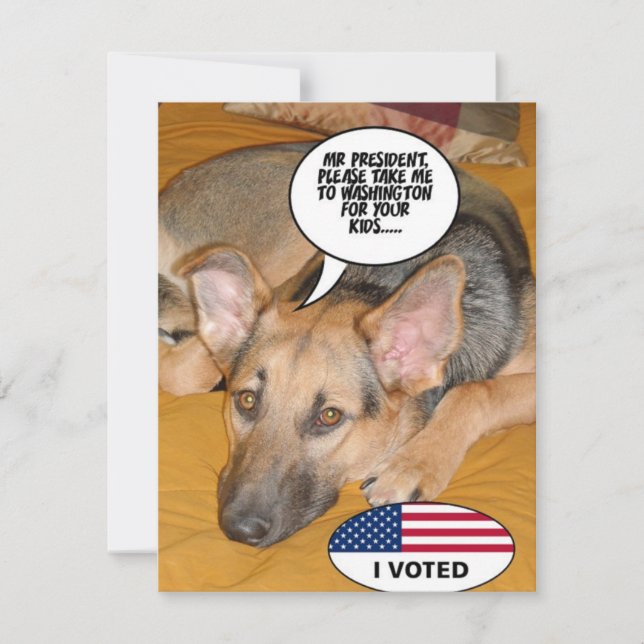 オバマ・ペット/ホワイトハウス・ユーモア (正面)