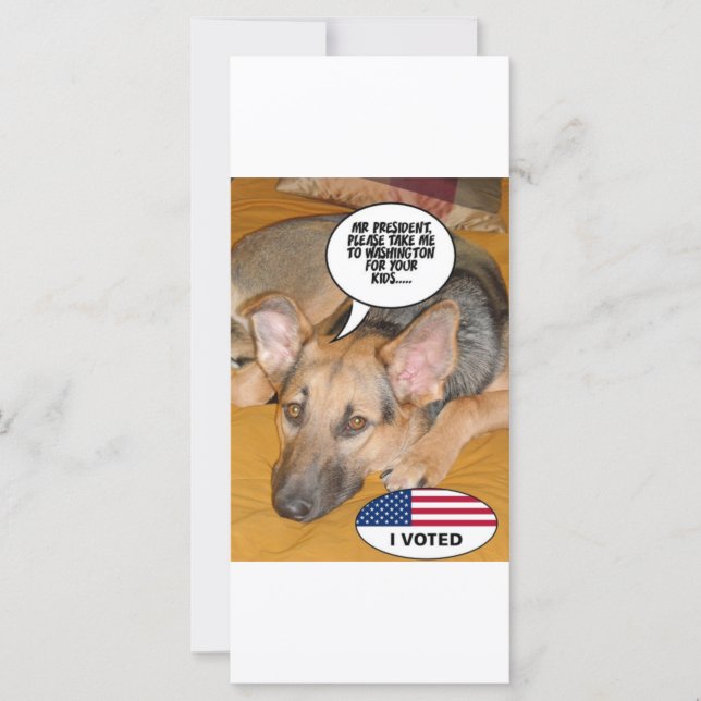 オバマ・ペット/ホワイトハウス・ユーモア (正面)