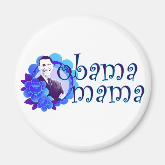 オバマ・ママ マグネット (正面)