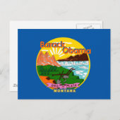 オバマ・モンタナのはがき ポストカード (正面/裏面)