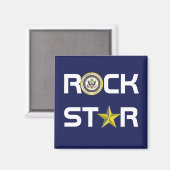 オバマ – ロックスター マグネット (正面/裏面)