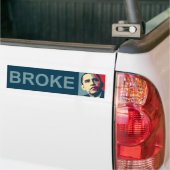 オバマ: 壊れました バンパーステッカー (トラック上)