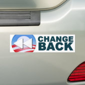 オバマ: 変更 バンパーステッカー (車上)