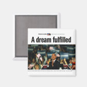 オバマ：夢が実現したコンベンションマグネット マグネット (正面/裏面)