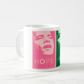 オバマ"新しい希望"の別名マグ コーヒーマグカップ (正面左)