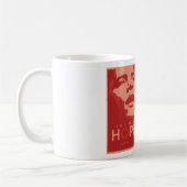 オバマ"新しい希望"の-マグ コーヒーマグカップ (左)