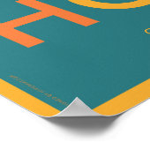 オバマ：新しい希望_ティール（緑がかった色） ポスター (角)