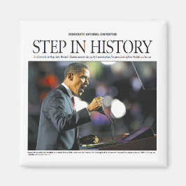 オバマ：歴史の磁石のステップ マグネット
