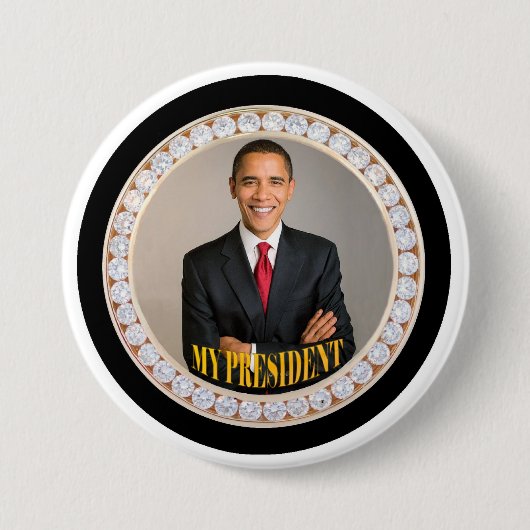 オバマ: 私の大統領 缶バッジ (正面)