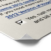 オバマ – 致命的なエラー:抗議ポスター ポスター (角)