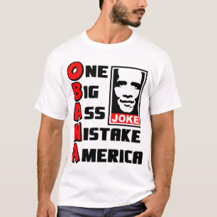 オバマ: 1つの大きい間違い Tシャツ