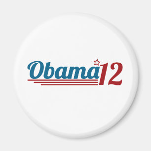 オバマ「12を再選して下さい マグネット