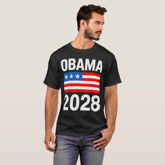 オバマ 2028 2 Tシャツ (正面フル)