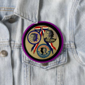 オバマ、Abe、FDR及びJFK 缶バッジ (インサイチュ)