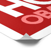 オバマ – Hope Red Poster ポスター (角)