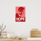 オバマ – Hope Red Poster ポスター (キッチン)