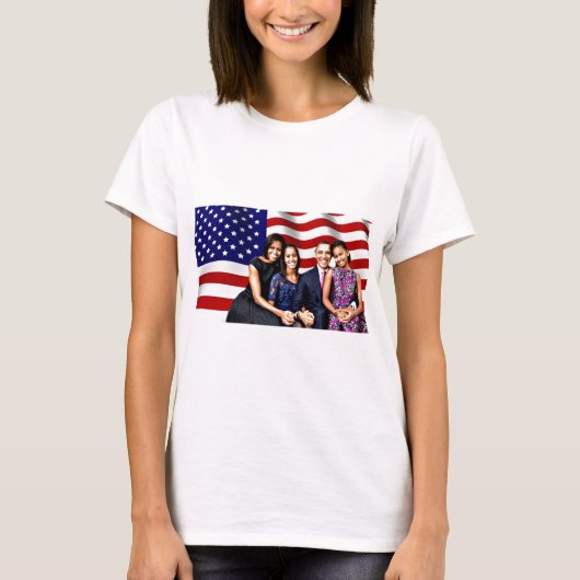 オバマ、Yesできる Tシャツ (正面)