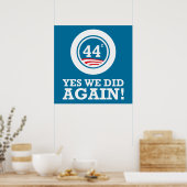 オバマ – Yes再び行った ポスター (キッチン)