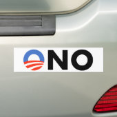 オバマBama無しNobama Ohオバマ無し バンパーステッカー (車上)