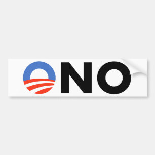 オバマBama無しNobama Ohオバマ無し バンパーステッカー
