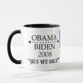 オバマBiden2008のコーヒー・マグ マグカップ (左)