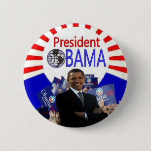 オバマButton大統領 缶バッジ