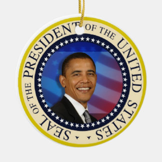 オバマFirst Family大統領 セラミックオーナメント