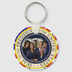 オバマFirst Family Keepsake大統領 キーホルダー