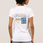 オバマInauguration大統領 Tシャツ (裏面)