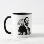 オバマInauguration BW大統領 マグカップ (左)