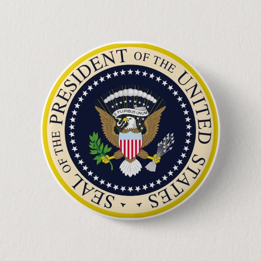 オバマInauguration Keepsake大統領 缶バッジ (正面)