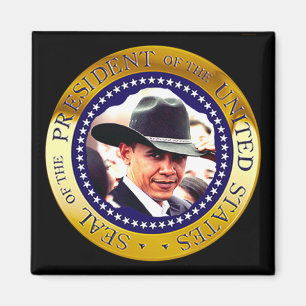 オバマMagnet (カーボーイ・ハット)大統領 マグネット
