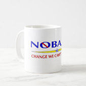 オバマNOBAMA コーヒーマグカップ (正面左)