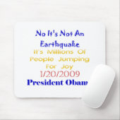 オバマNot Earthquake大統領 マウスパッド (マウス)