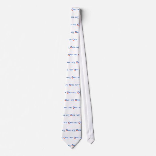 オバマO - OMG-WTF ネクタイ (正面)