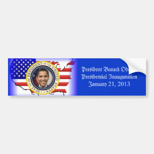 オバマPresidential Inauguration大統領 バンパーステッカー