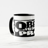 オバマPrezlの私のマグ マグカップ (正面左)