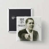 オバマVintage Button2大統領 缶バッジ (正面&裏面)