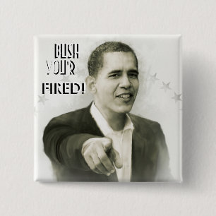 オバマVintage Button2大統領 缶バッジ