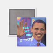 オバマYesやったぞ！ マグネット (正面/裏面)