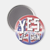 オバマYesピースサイン磁石89420 マグネット (正面/裏面)