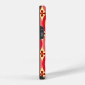 オバルのハート模様 iPhoneケース (右側面)