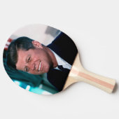 オバルのホワイトハウスでのアメリカ大統領ジョン・F・ケネディ 卓球ラケット (横)