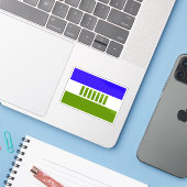 オバンボランドの旗 南アフリカ共和国 シール (ノートパソコンとiPhone)
