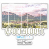 オバーストドルフアルガウヴィンテージバヴァリアドイツ土産 シール (正面)