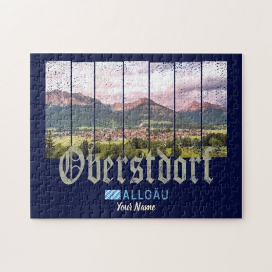 オバーストドルフアルガウヴィンテージバヴァリアドイツ土産 ジグソーパズル (横)