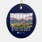 オバーストドルフアルガウヴィンテージバヴァリアドイツ土産 セラミックオーナメント (左)