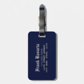 オバーストドルフアルガウヴィンテージバヴァリアドイツ土産 ラゲッジタグ (裏面縦)