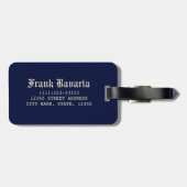 オバーストドルフアルガウヴィンテージバヴァリアドイツ土産 ラゲッジタグ (裏面横)