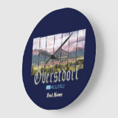 オバーストドルフアルガウヴィンテージバヴァリアドイツ土産 ラージ壁時計 (傾斜)